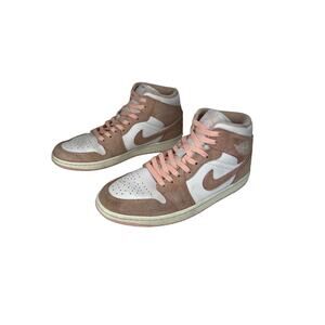 Nike Air Jordan 1 Mid SE "Legend Pink" Suede Upper Men's 9